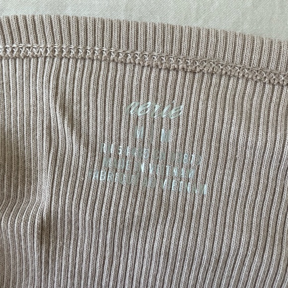 (2/$22) Cropped square neck ribbed cami - Picture 2 of 3